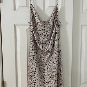 Cheetah Print Short Slip Dress